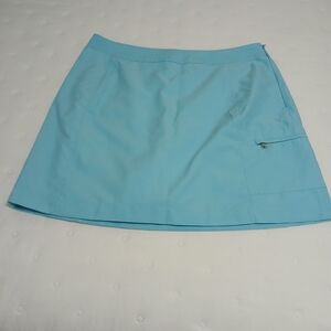 Izod Sky Blue Mini Skirt